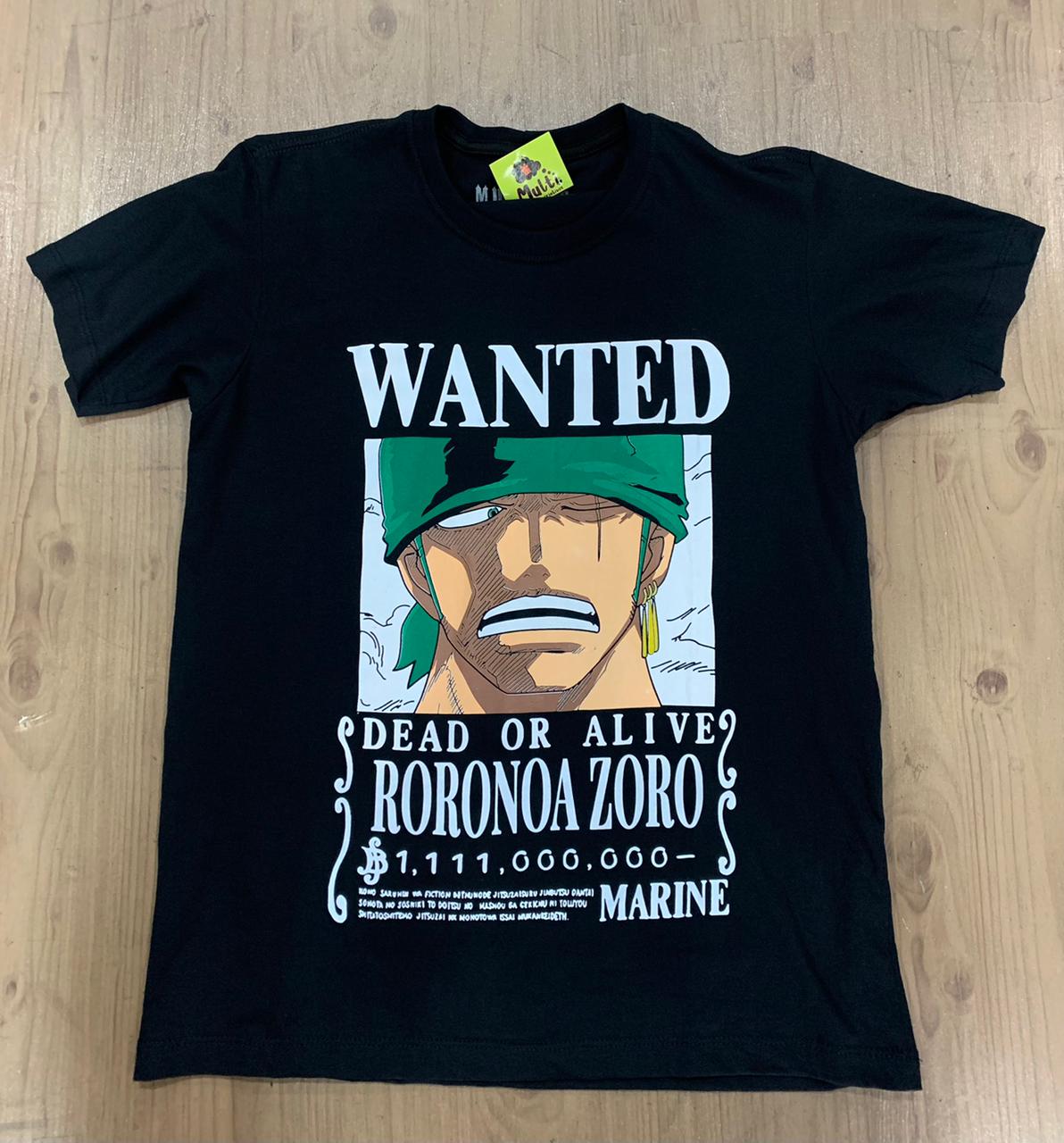 Camiseta zoro