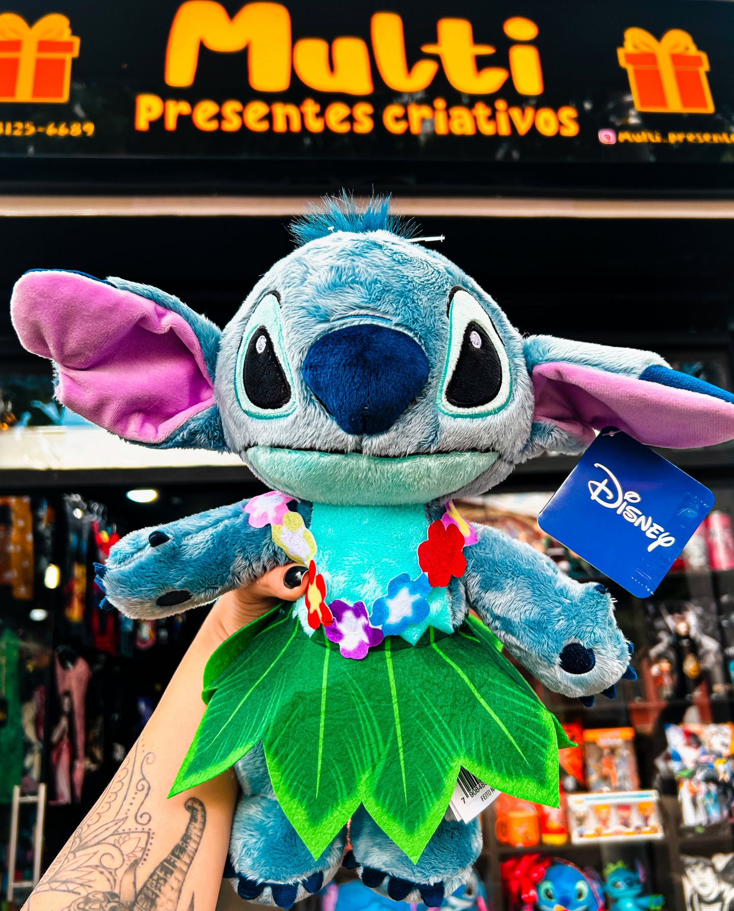Pelúcia Stitch Hawaiano