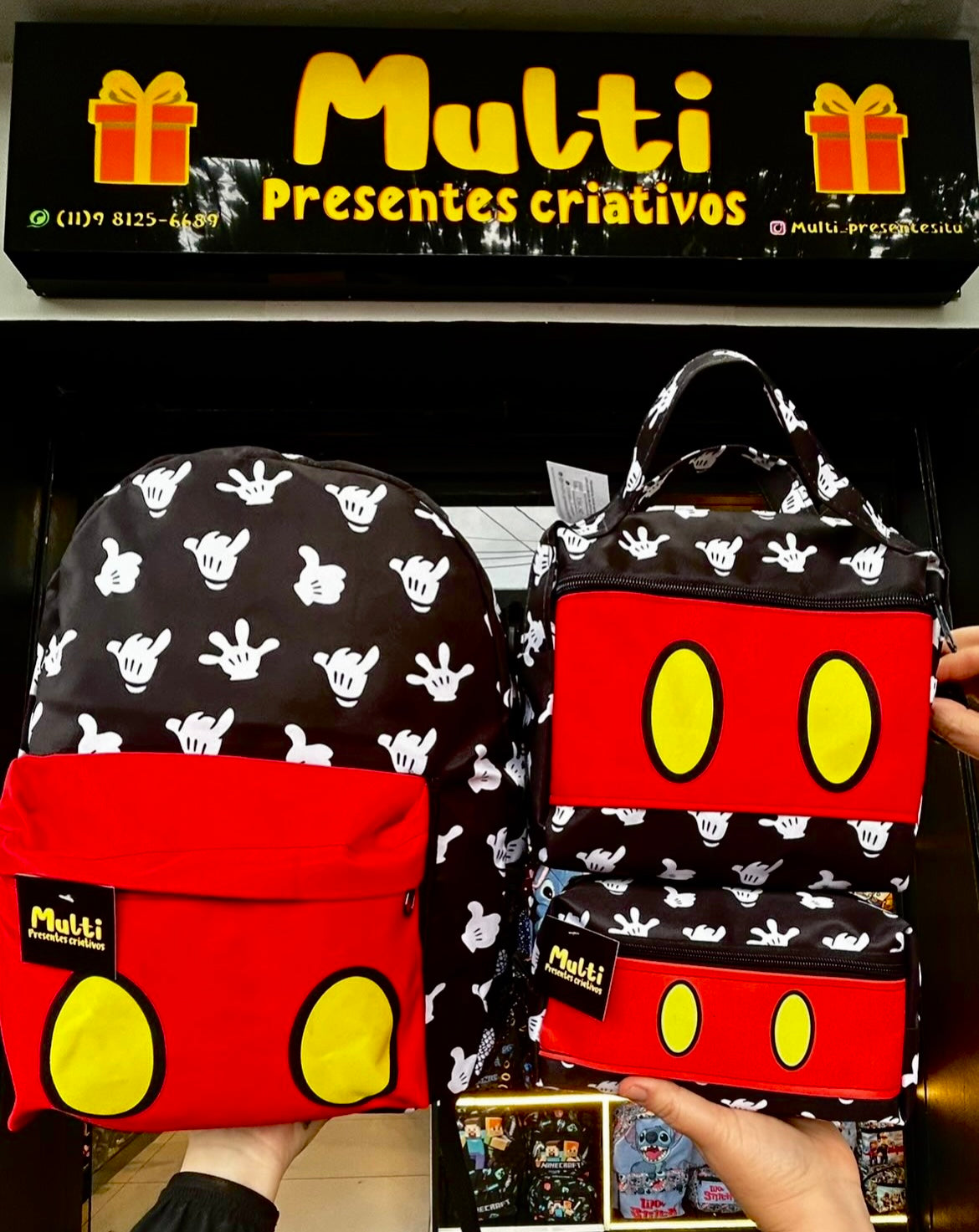 Kit mochila Mickey