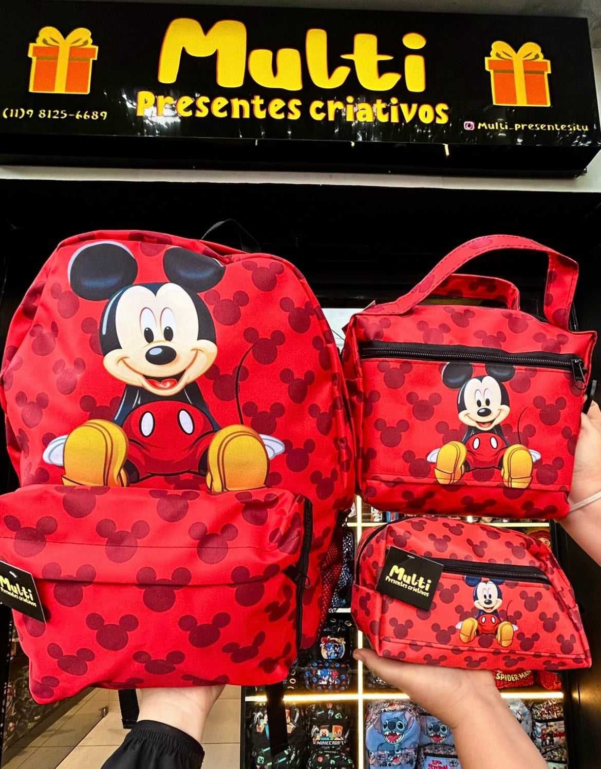 Kit mochila Mickey