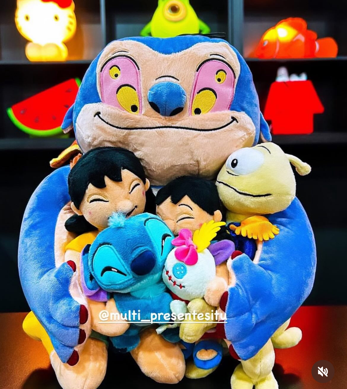 Pelúcia Stitch Família