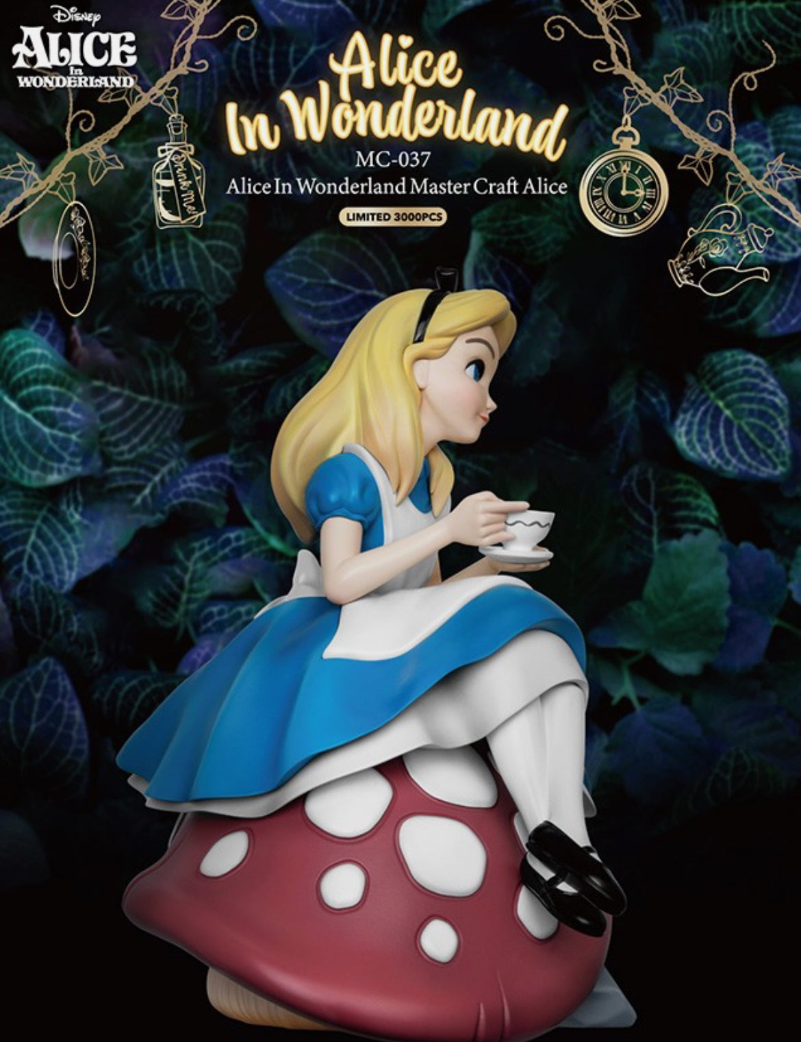 Estátua Alice no país das maravilhas Orlando