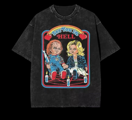 Camiseta terror