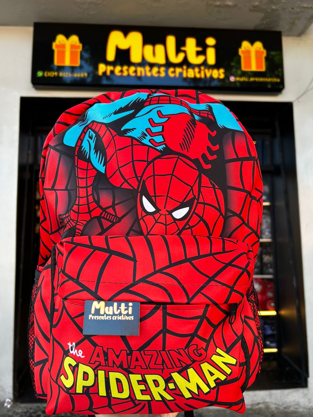 Mochila Homem aranha