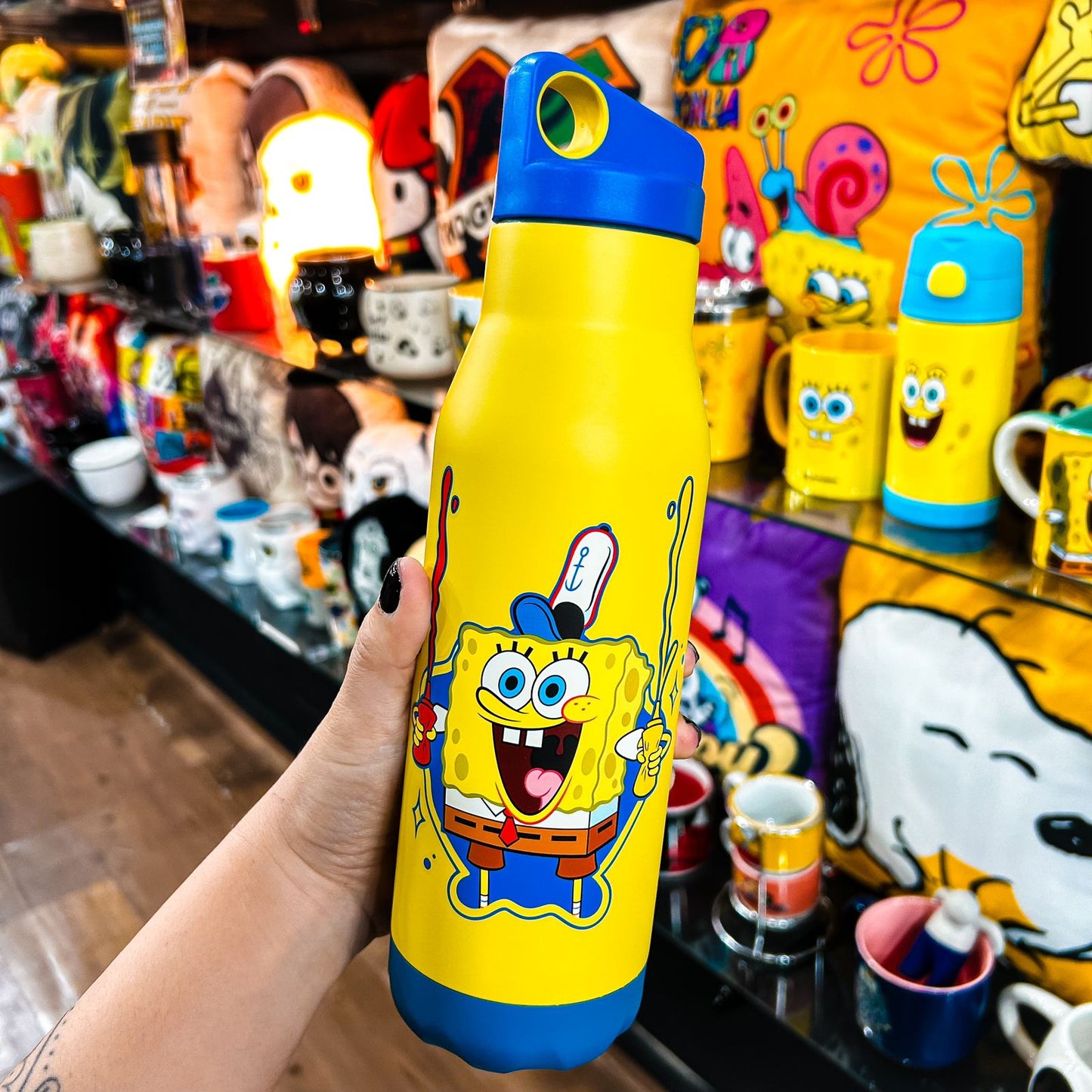 garrafa termica bob sponja