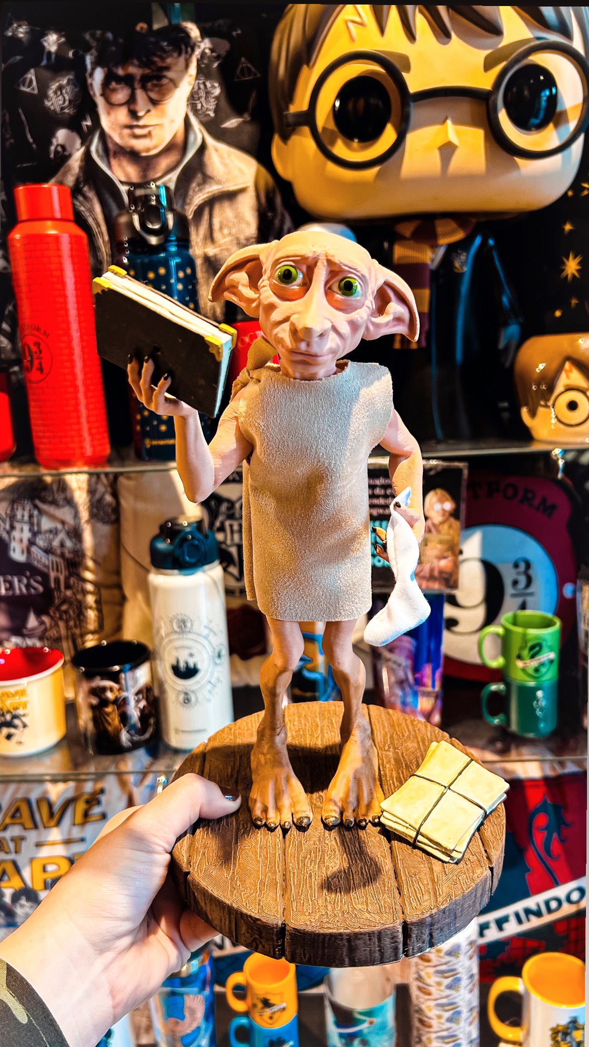 Estátua Dobby Harry Potter