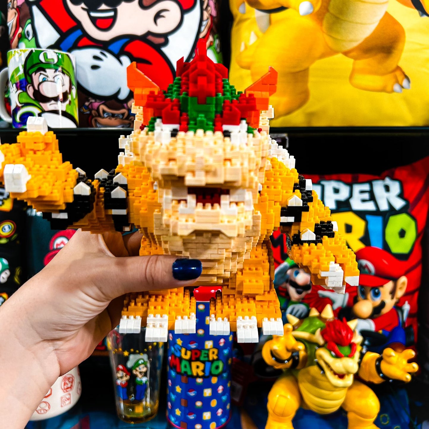 boneco lego bowser