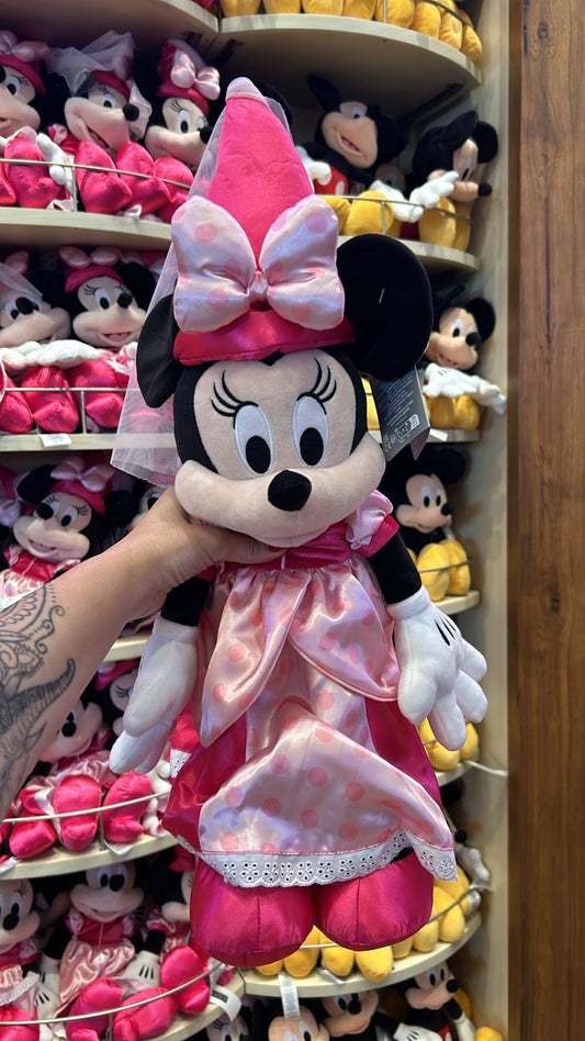 Pelucia Minnie rosa
