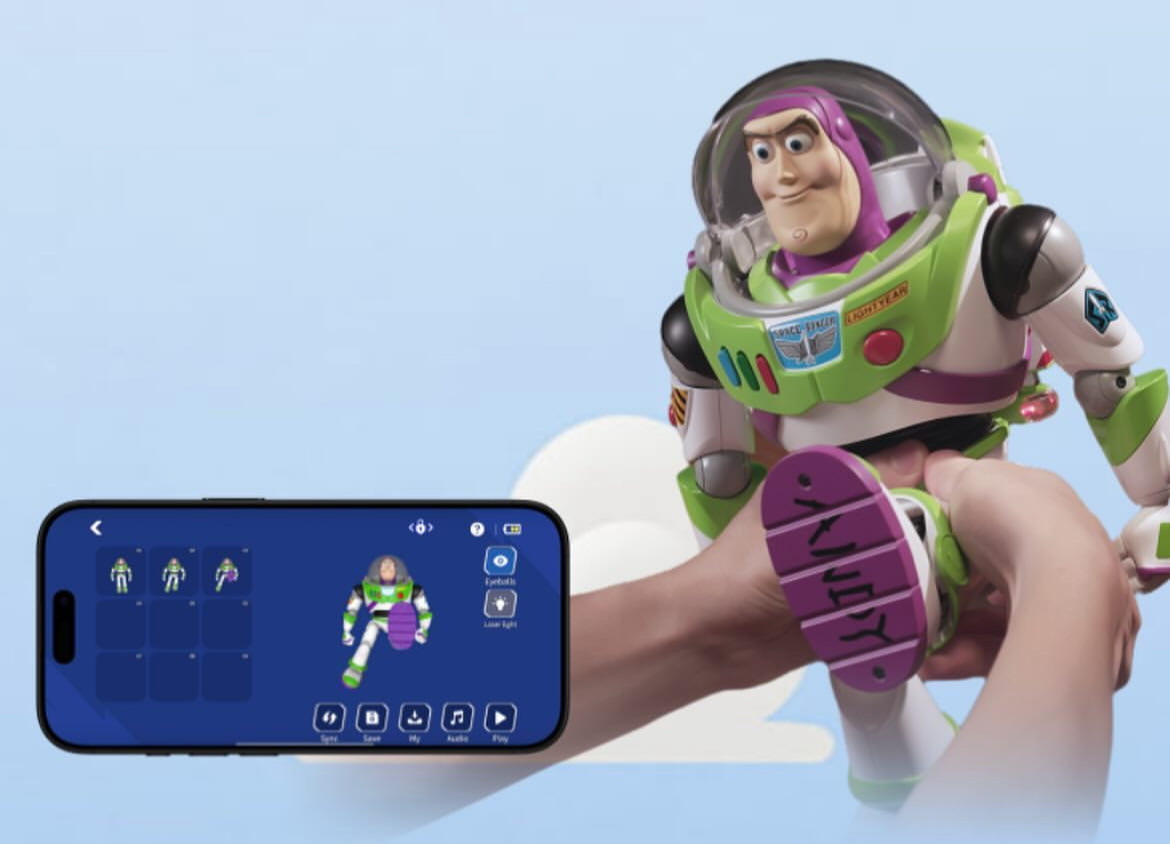 Boneco buzz Robot Orlando