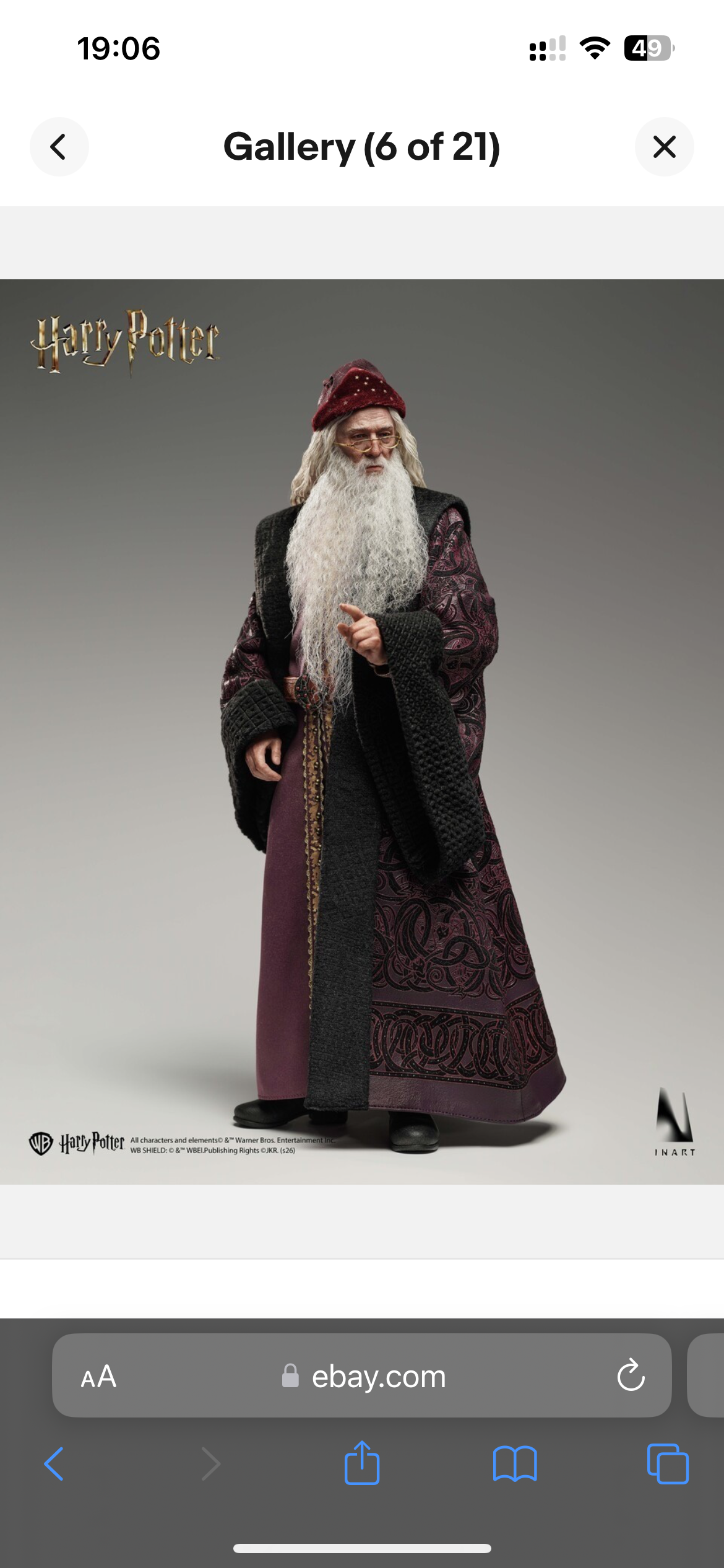 Boneco Dumbledore Harry Potter