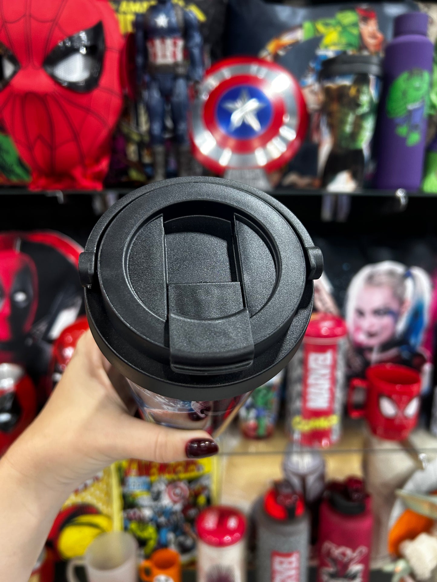 Copo térmico capitão América