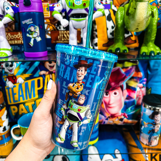 Copo com Canudo Toy Story Disney