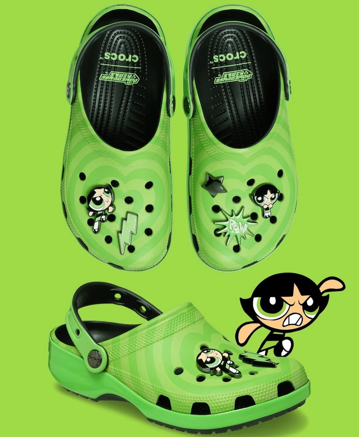 Crocs meninas super poderosas