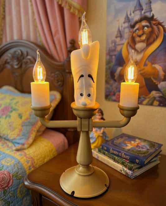 Luminária lumiere Bela e a fera