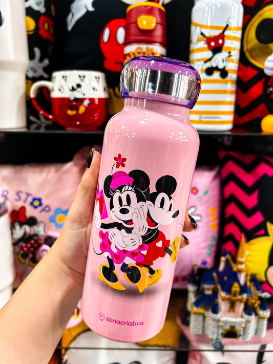Garrafa Mickey e Minnie Disney