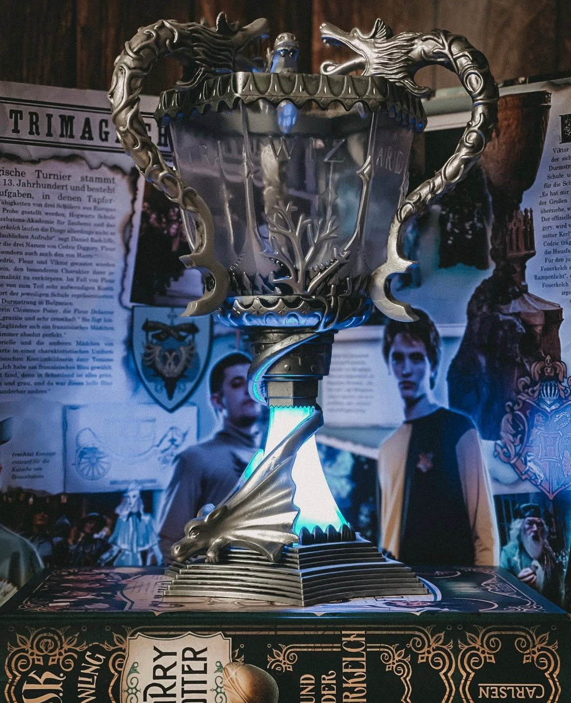 Taça tribruxo Harry Potter