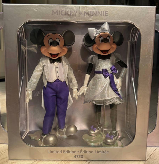 Bonecos Mickey e Minnie