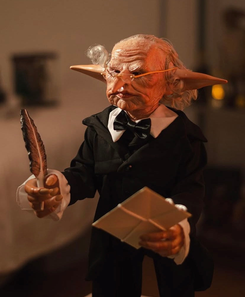 Boneco Duende do banco de gringotts Harry Potter