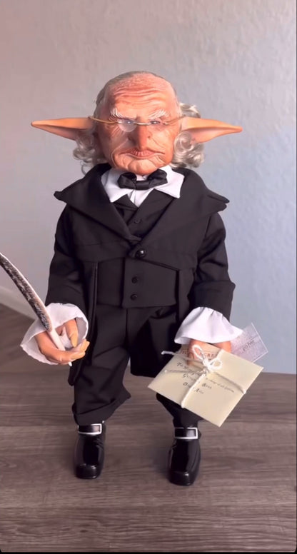 Boneco Duende do banco de gringotts Harry Potter