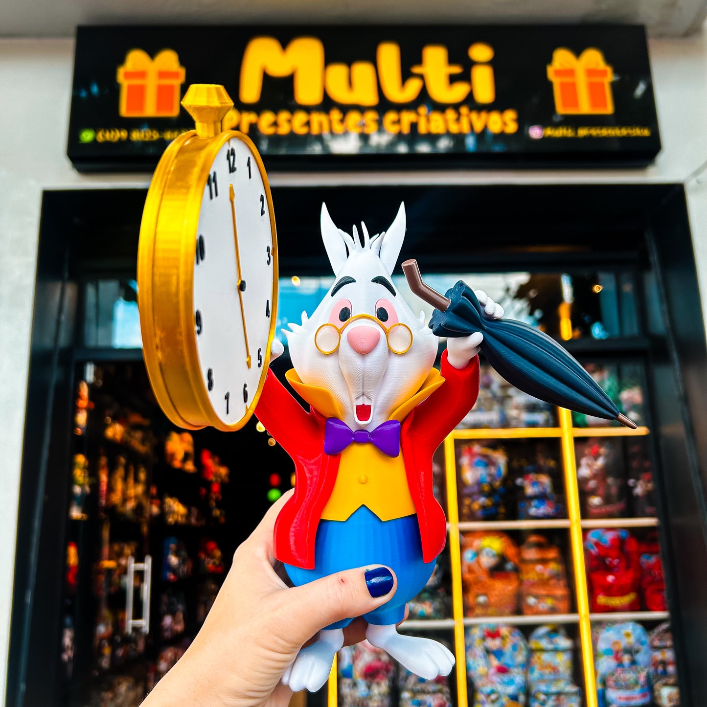 Boneco Coelho da Alice