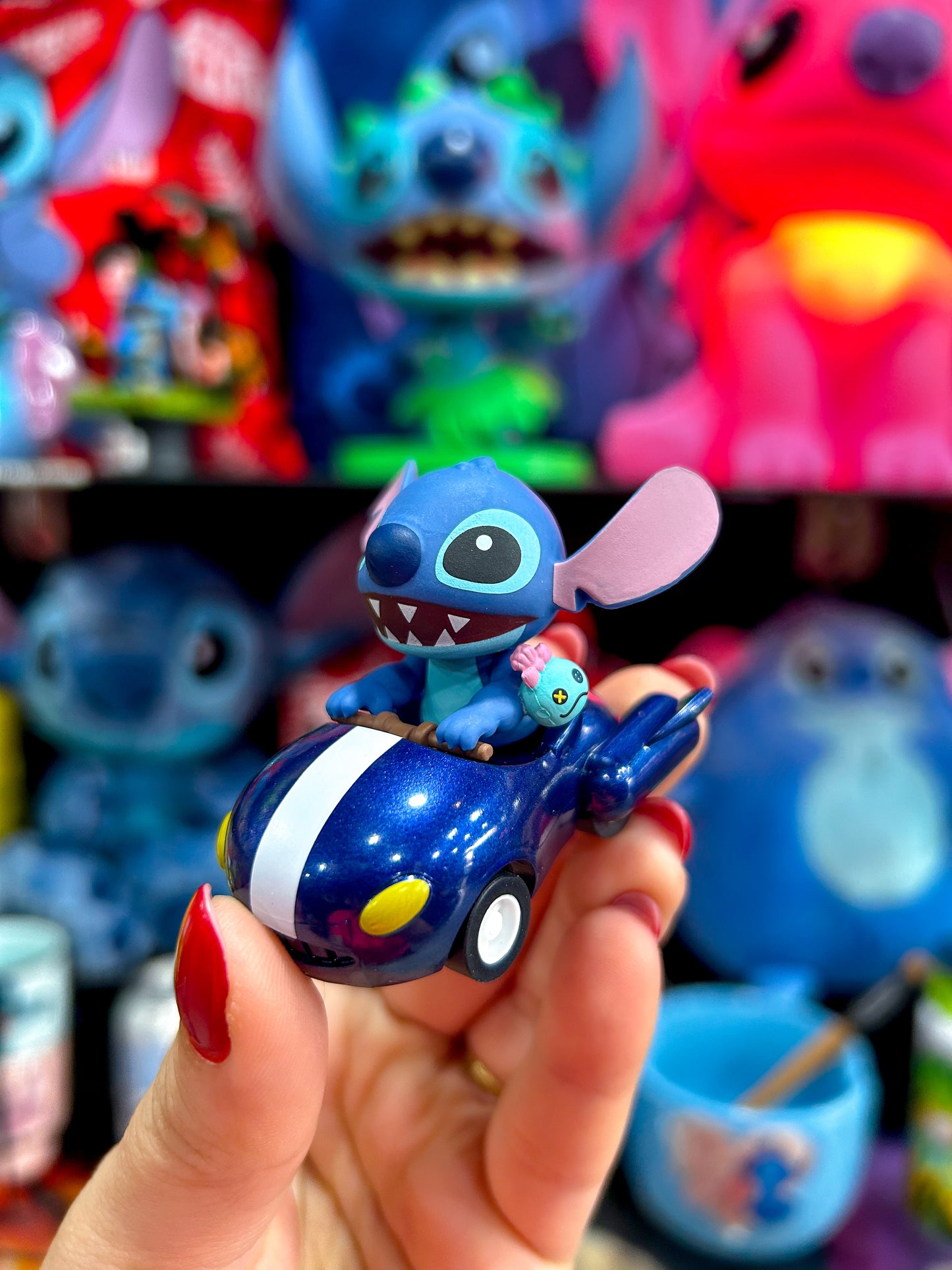 Miniatura carrinho Stitch
