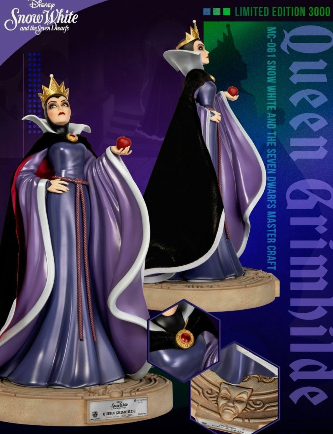 Estátua Rainha Branca de neve  Orlando