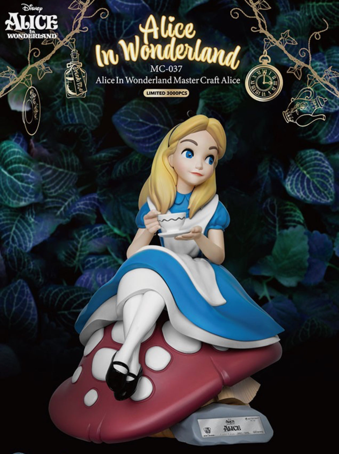 Estátua Alice no país das maravilhas Orlando