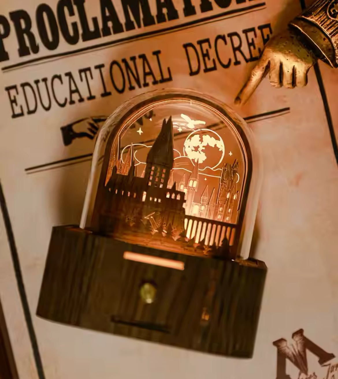 Luminária castelo hogwarts Harry Potter