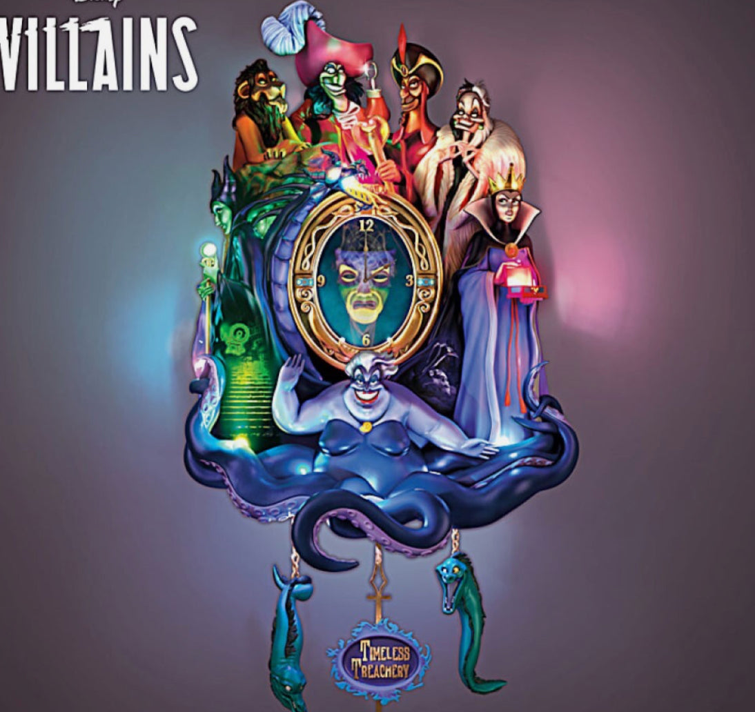 Relógio Villains  Disney
