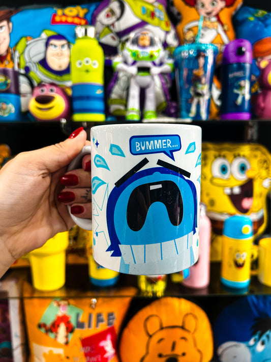 Caneca tristeza divertidamente