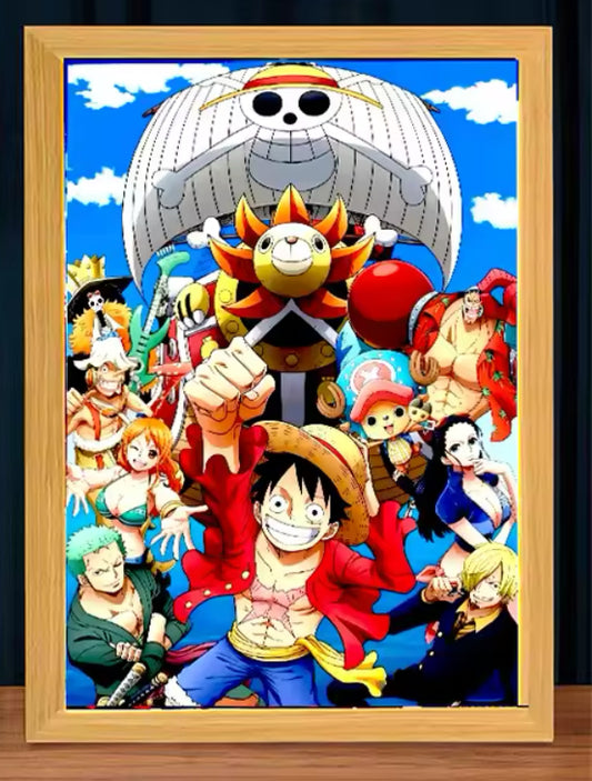 Quadro luminária One Piece