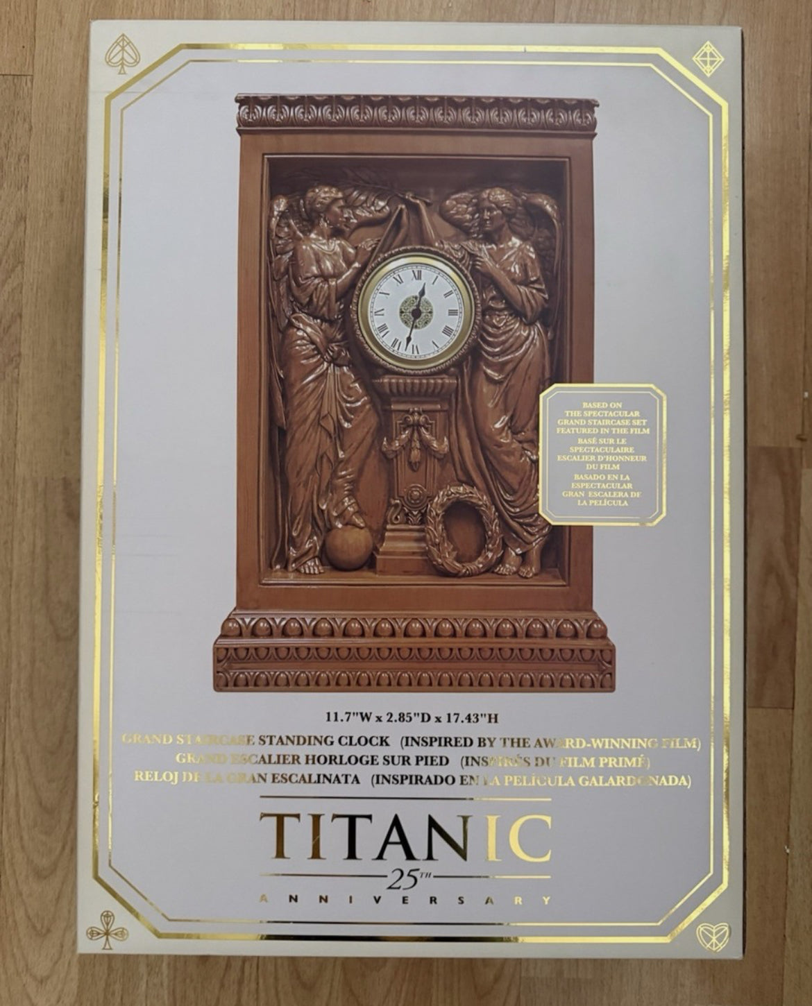 Relógio titanic 25 anos