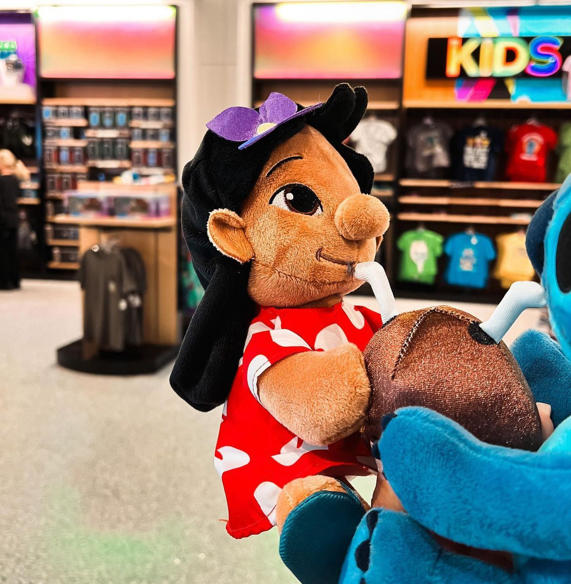 Pelúcia Stitch e lilo