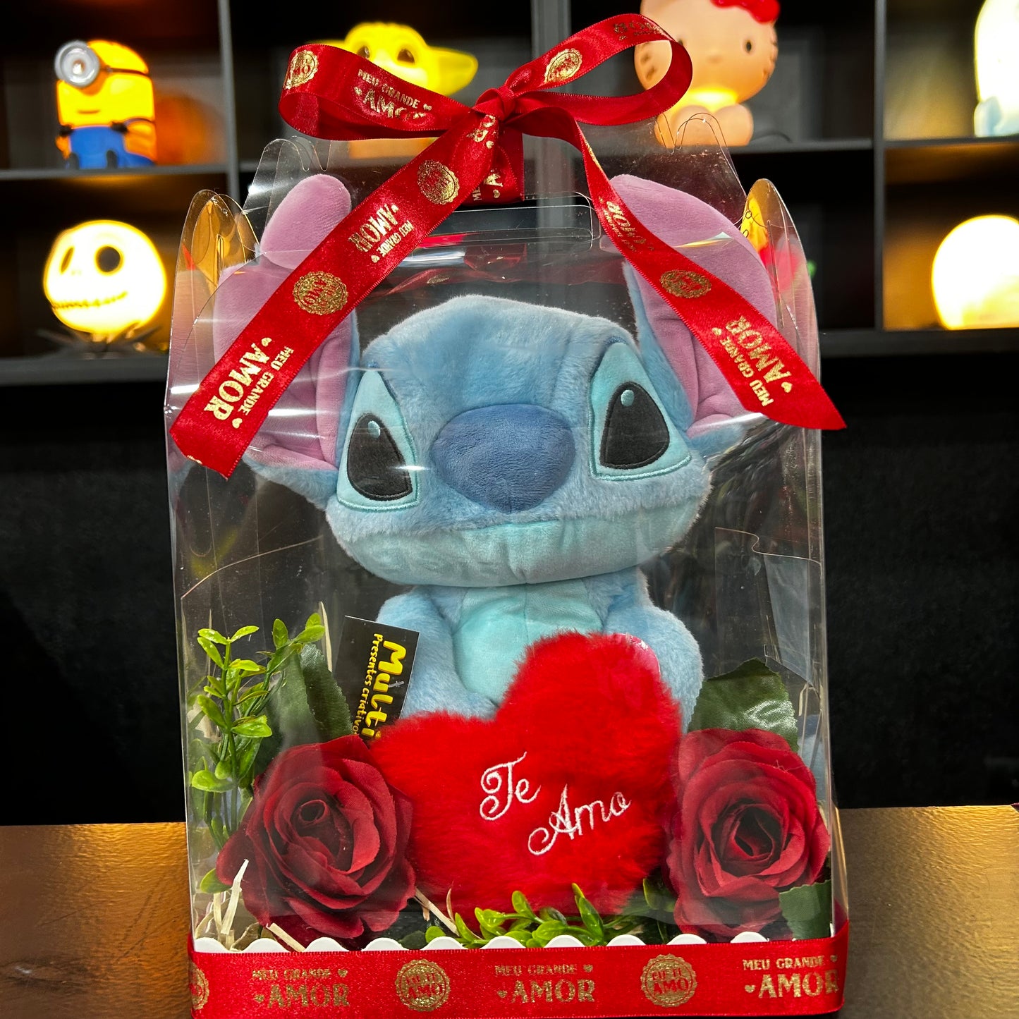 Love box Stitch pelúcia importada