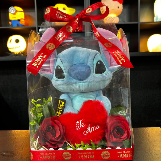 Love box Stitch pelúcia importada
