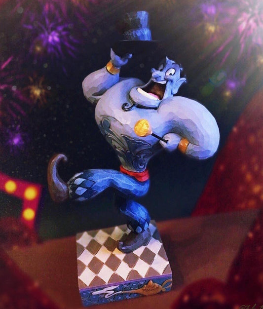 Estátua gênio aladdin