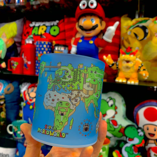 Caneca super mario vidro