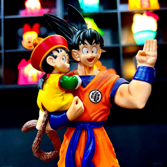 boneco goku e filho