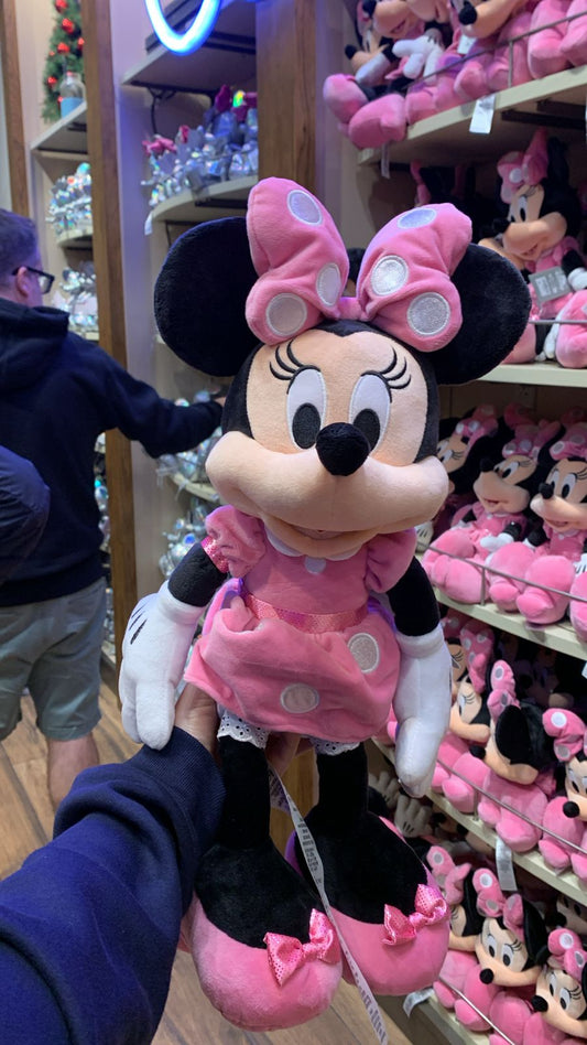 Pelucia Minnie rosa