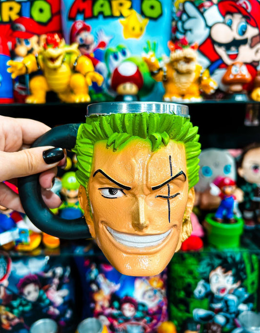 Caneca 3D Zoro Animes